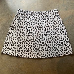Loft Leopard Skirt